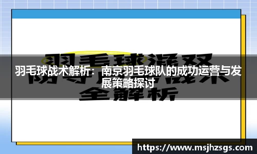 羽毛球战术解析：南京羽毛球队的成功运营与发展策略探讨