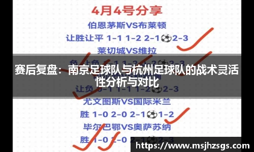 赛后复盘：南京足球队与杭州足球队的战术灵活性分析与对比