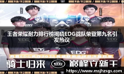 王者荣耀耐力排行榜揭晓EDG战队荣登第九名引发热议