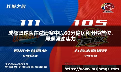 成都篮球队在邀请赛中以60分稳居积分榜首位，展现强劲实力