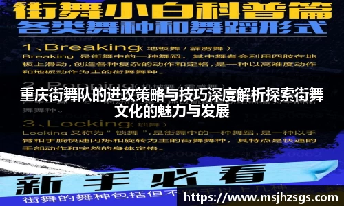 重庆街舞队的进攻策略与技巧深度解析探索街舞文化的魅力与发展
